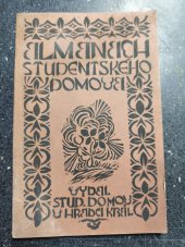 kniha Almanach Studentského domova, Studentský domov 1923