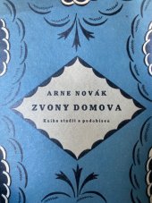 kniha Zvony domova Kniha studií a podobizen, Fr. Borový 1916