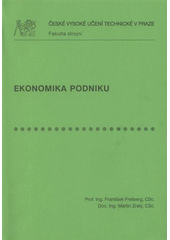 kniha Ekonomika podniku, ČVUT 2008