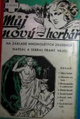 kniha Můj nový herbář [Na základě mnohaletých zkušeností], Redakce Kalendáře matek 1934