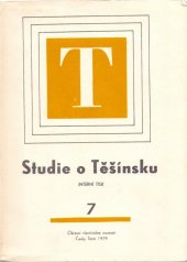 kniha Studie o Těšínsku. Sv. 7, Okresní vlastivědné muzeum 1979