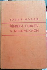 kniha Římská církev v nedbalkách, Volné myšlenky 1931