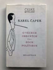 kniha O věcech obecných, čili, Zóon politikon, Melantrich 1991