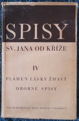 kniha Plamen lásky žhavý Drobné spisy, Dominikánská edice Krystal 1947