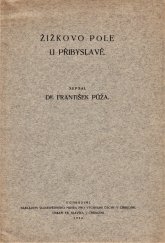 kniha Žižkovo pole u Přibyslavě, Vlastivěd. museum pro vých. Čechy 1924
