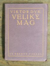 kniha Veliký mág drama o pěti dějstvích, Fr. Borový 1914