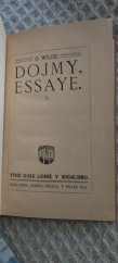 kniha Dojmy, essaye. I, Pelcl 1911