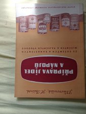 kniha Příprava jídel a nápojů ze sušených a zahuštěných mléčných a vaječných výrobků, Státní nakladatelství technické literatury 1956