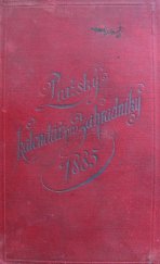 kniha Pražský kalendář pro zahradníky na rok 1885, A. Bahlsen 1885
