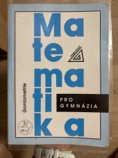 kniha Matematika pro gymnázia  goniometrie , Prometheus 2003