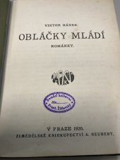 kniha Obláčky mládí Románky, Alois Neubert 1920