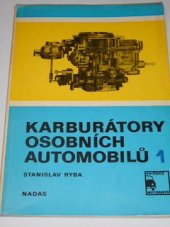 kniha Karburátory osobních automobilů, Nadas 1975