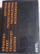 kniha Německo-český technický slovník = Deutsch-Tschechisches technisches Wörterbuch, SNTL 1983