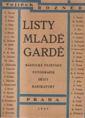 kniha Listy mladé gardě básnické fejetony : fotografie : skizy : karikatury, s.n. 1927