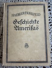 kniha Geschichte Amerikas, Leipzig 1923