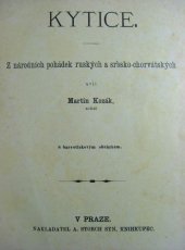 kniha Kytice z národních pohádek ruských a srbsko-chorvátských, A. Storch syn 1895