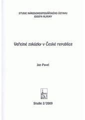 kniha Veřejné zakázky v České republice, Národohospodářský ústav Josefa Hlávky 2009