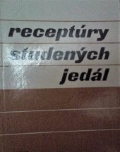 kniha Receptúry studených jedál, Merkur 1972