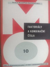 kniha Faktoriály a kombinační čísla, Mladá fronta 1964