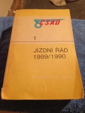 kniha Jízdní řád autobusových linek 1989/1990 [Sv.] 1 Středočeský kraj : Platí od 28. května 1989 do 26. května 1990., ČSAD KNV 1990