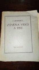 kniha Ozvěna věků a dní [Poznámky o Palestině, Cypru a mnišské republice athoské], J. Lipanský 1927