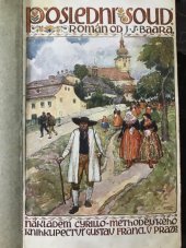 kniha Poslední soud román, Cyrillo-Methodějské knihkupectví Gustav Francl 1913