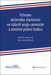 kniha Ochrana duševního vlastnictví ve státech anglo-americké a smíšené právní tradice, Wolters Kluwer 2018