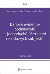 kniha Daňová evidence podnikatelů a jednoduché účetnictví neziskových subjektů, Wolters Kluwer 2021
