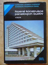 kniha Nosné konstrukce panelových budov, SNTL 1988