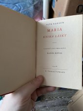 kniha Maria kniha lásky, F. Topič 1928