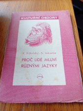 kniha Proč lidé mluví různými jazyky, Svoboda 1947