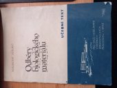 kniha Odběry biologického materiálu, Ústav pro další vzdělávání středních zdravotnických pracovníků 1978