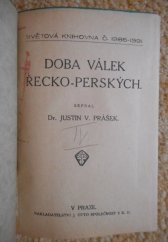 kniha Doba válek řecko-perských, J. Otto 1920