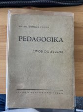 kniha Pedagogika úvod do studia, Státní nakladatelství 1948