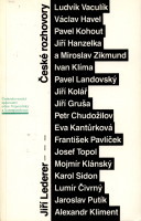 kniha České rozhovory, Československý spisovatel 1991