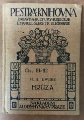 kniha Hrůza neobyčejné příhody, Alois Hynek 1911