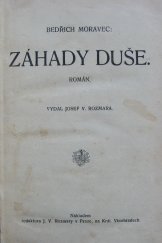 kniha Záhady duše román, Josef V. Rozmara 1923