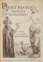 kniha Deset básní Jaroslava Vrchlického, [pseud.], SNKLHU  1958