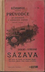 kniha Sázava Dolní a střední, Pavel Körber 1908