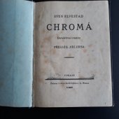 kniha Chromá detektivní román, A. Němec 1928