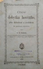 kniha Chov dobytka hovězího, jeho důležitost a zvelebení, F. Kytka 1883