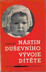 kniha Nástin duševního vývoje dítěte, Česká grafická Unie 1939
