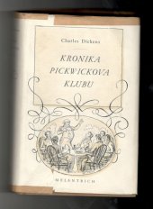 kniha Kronika Pickwickova klubu, Melantrich 1952