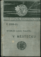 kniha V městečku, J. Otto 1913