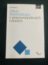 kniha Zákaz diskriminace v pracovněprávních vztazich, Leges 2020