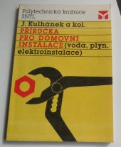 kniha Příručka pro domovní instalace voda, plyn, elektroinstalace, SNTL 1989