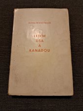 kniha Letem USA a Kanadou, Dr. Václav Tomsa 1947