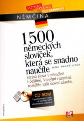 kniha 1500 německých slovíček, která se snadno naučíte, CPress 2005
