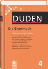 kniha Duden-Die Grammatik, Dudenverlag 2009