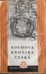 kniha Kosmova Kronika česká, Melantrich 1949
